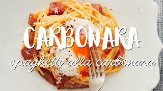 EASY Spaghetti alla Carbonara [upl. by Daly]