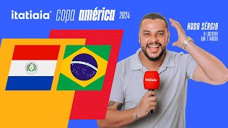 PARAGUAI X BRASIL AO VIVO NA ITATIAIA  REACT DA COPA AMÉRICA 2024 [upl. by Loziram515]