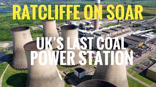 Ratcliffe onsoar UK’s last coal power station  over the cooling tower [upl. by Enived]