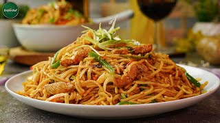 Chicken Chow Mein Recipe Restaurant Style by SooperChef [upl. by Ardel]