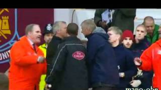 Wenger Refuses To Shake Pardews Hand [upl. by Janey]