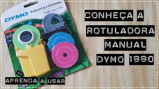 Rotuladora Manual Dymo 1880 [upl. by Alister96]