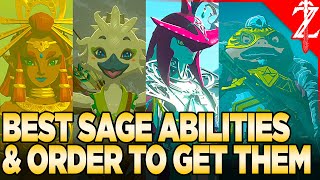 All Sage Abilities amp Best Order to Get Them in Tears of the Kingdom [upl. by Johnathon]