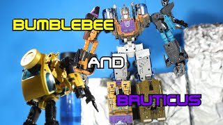 Bumblebee and Bruticus  Transformers Stop Motion Short 6th Annual Age of Swagwave [upl. by Annaeirb]