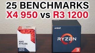 AMD Athlon X4 950 vs Ryzen 3 1200  Which Should You Buy [upl. by Ahsiemal840]