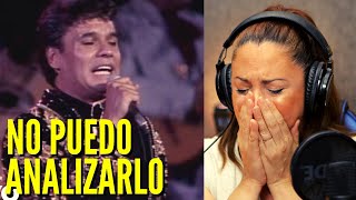 JUAN GABRIEL  AMOR ETERNO  LA REACCIÓN QUE HA HECHO LLORAR AL MUNDO  Vocal Coach captions [upl. by Retse]