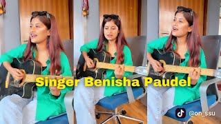 Singer Benisha Poudel  Song Samjhana Sachera Bachi Rahula Nepali Song benishapaudel singer [upl. by Bergstrom834]