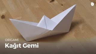 Kolayca origami yapmayı öğrenin Kağıt tekne [upl. by Becki]