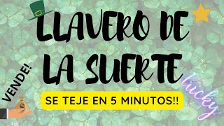 ✅ LLAVERO de la SUERTE EN 5 MIN 🍀  Comienza tu negocio crochet con pequeños proyectos como éste🤑 [upl. by Niwrud405]