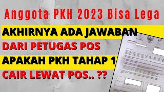 AKHIRNYA ADA JAWABAN DARI POS APAKAH PKH TAHAP 1 CAIR LEWAT POS [upl. by Alejandro565]