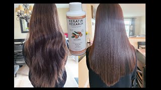 Another Brazilian Blowout Treatment at Home using Keratin Research [upl. by Darreg]