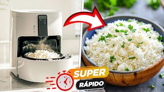 Cómo Hacer ARROZ BLANCO en AIRFRYER  Receta Fácil y Rápida 🍚🌟 [upl. by Pilar549]