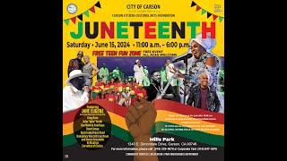 JUNETEENTH Event Saturday June 152024 [upl. by Temme]