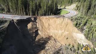 Video shows quotcatastrophic failurequot on Teton Pass Wyoming [upl. by Htebizile926]