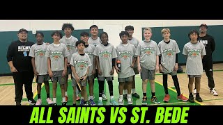 ALL SAINTS VS ST BEDE CYO Basketball [upl. by Ahswat575]