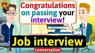 Job interview in English Practice English Conversation Improve English Speaking Skills Everyday [upl. by Colt]