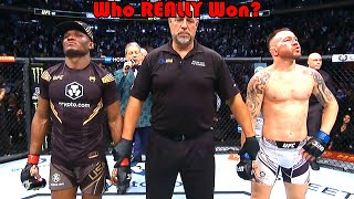 Who REALLY Won Kamaru Usman vs Colby Covington 2 [upl. by Yrolam]