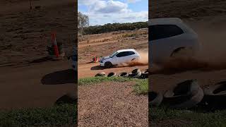 Bendigo Car Club Bagshot Autocross DayNight John Goodman Mitsubishi Mirage [upl. by Larson]