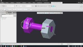 CREO PARAMETRIC EXPLOAD BY VIEW MANAGER DRAWING ASSEMBLY creo creotutorial creoparametric [upl. by Allebara]