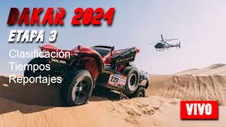 Acción intensa en el Dakar 2024  Etapa 3 transmitida en vivo [upl. by Manas]