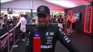 Lewis Hamilton Post Qualifying Interview  Singapore GP 2024 [upl. by Margi]