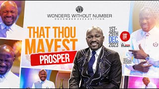 Apostle Suleman LIVE🔥THAT THOU MAYEST PROSPER  WWN Day12 December Edition  18th Dec 2023 [upl. by Annasor272]