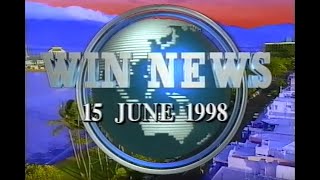 WIN News Cairns QTQ9 National Nine News amp ACA  1561998 [upl. by Fisuoy]