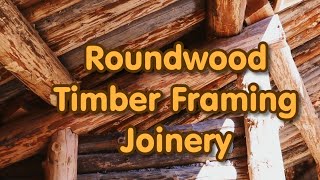 round wood timber framing joinery  berm shed movie excerpt [upl. by Howenstein]