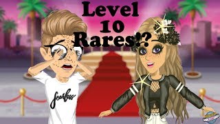 MovieStarPlanet  Getting Rares from Leveling Up [upl. by Luce]