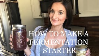 How to make a Fermentation Starter [upl. by Rehpretsirhc]