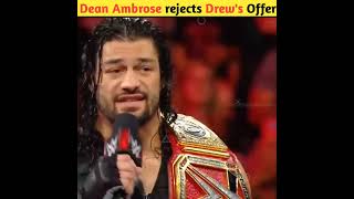 Dean Ambrose gets an unexpected offer shorts wwe [upl. by Vudimir]