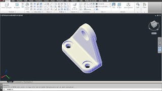 Soporte Axial en AutoCAD 2013 [upl. by Sineray]