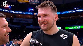 Luka Doncic responds to Chucks Comments amp Game 5 Win vs OKC Postgame Interview 🎤 [upl. by Gerg]