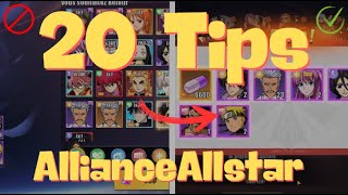 EN 20 TIPS COMBAT DANIME  ALLIANCE ALLSTAR [upl. by Bor]