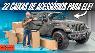 Instalei acessórios Mopar e transformei o Jeep Gladiator Confiram as mudanças [upl. by Lipcombe]