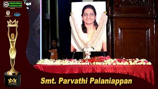 Smt Parvathi Palaniappan அவர்களின் AV   MAA Awards  மா விருதுகள்  maaawards gwf chona [upl. by Laup]