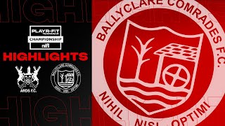 Late comeback secures a point for 10 men comrades  Ards 2  2 Ballyclare  Highlights [upl. by Otilrac930]