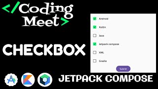 How to Implement CheckBox in Jetpack Compose  Android Studio Kotlin Tutorial [upl. by Andonis19]