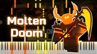 Molten Doom Piano Cover  Tower Defense Simulator [upl. by Victoria]