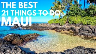 21 Things to Do Around Maui Hawaii  Two residents share their favorite things to do on Maui [upl. by Ibrek]