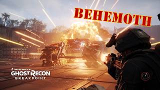 Enemy patrol evasion car theft and behemoth kill in Golem Island  Brutal Ghost Recon Breakpoint [upl. by Lrac]