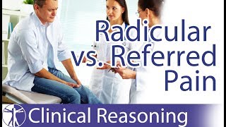 Lumbar Radicular Pain vs Referred Pain [upl. by Melville331]