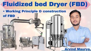 FBD  Fluid Bed Dryer  Fluidized Bed Dryer working principal and Construction rasayanclasses [upl. by Learsiy90]