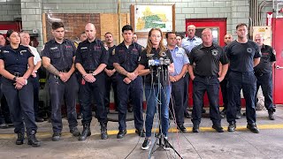 FDNY officials provide update on pedestrian struck in Brooklyn [upl. by Raddi]