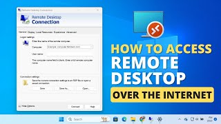 Access Remote Desktop Over the Internet Outside Network [upl. by Karlin]