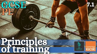 GCSE PE  PRINCIPLES OF TRAINING amp OVERLOAD SPORT amp FITT  Health Fitness amp Training 71 [upl. by Seiden]