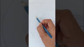 How to draw a girl faceOutline tutorial drawing pencilart pencilsketch [upl. by Notsruht]