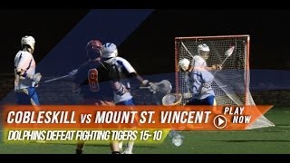 SUNY Cobleskill vs Mount Saint Vincent  2014 Laxcom College Highlights [upl. by Eve]