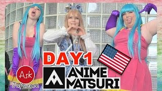 Vlog in USA   Anime Matsuri 2017 Houston Texas [upl. by Elleved]