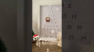 Calendario Navideño Adviento DIY shorts christmas [upl. by Yrrah]